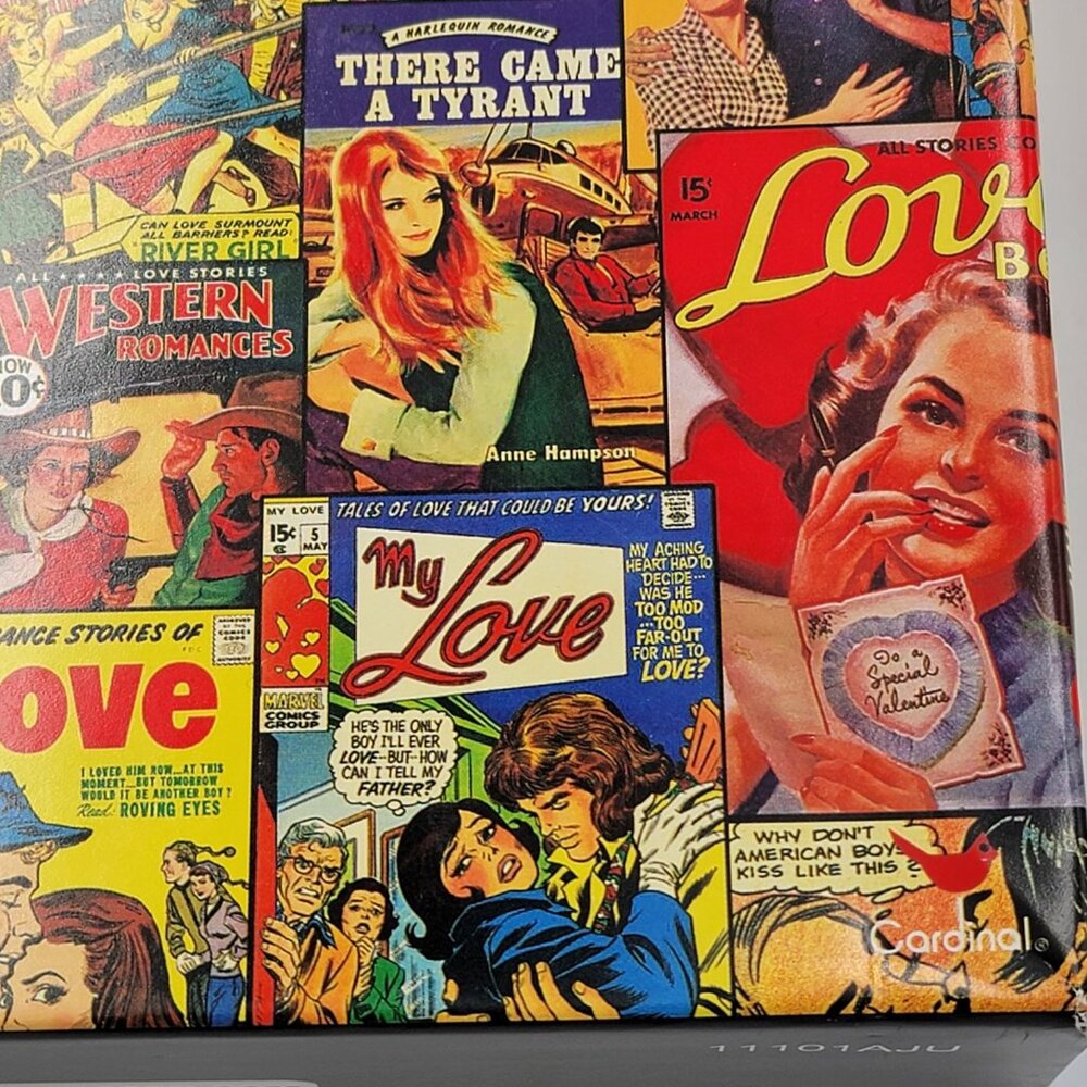 Vintage Romance Comic Collage 1000-Piece Puzzle By Cardinal - Picture 6 of 9